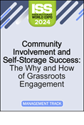 Video Pre-Order - Community Involvement and Self-Storage Success: The Why and How of Grassroots Engagement